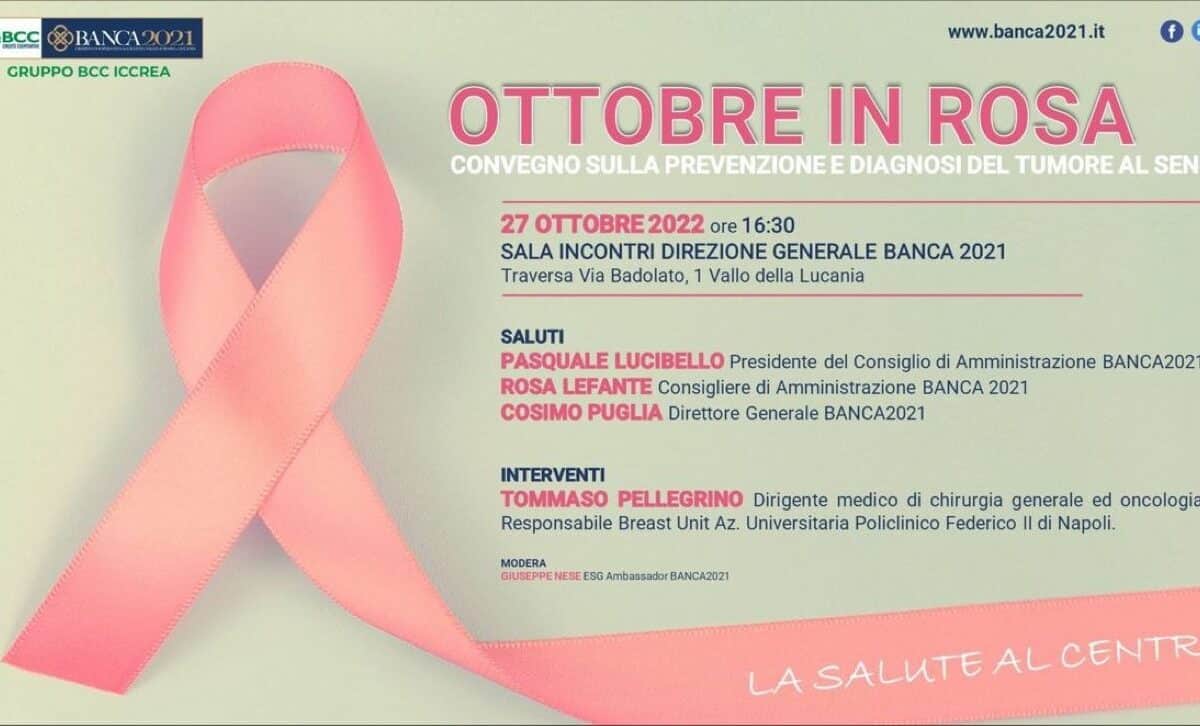 OTTOBRE IN ROSA” - Federazione Banche di Comunità Credito Cooperativo  Campania e Calabria